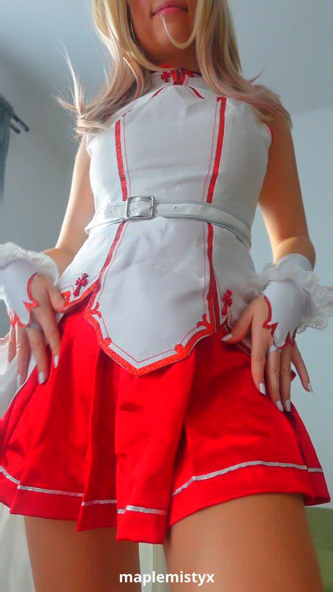 Вид под юбкой Асуны (Maplemistyx) [Sword Art Online]