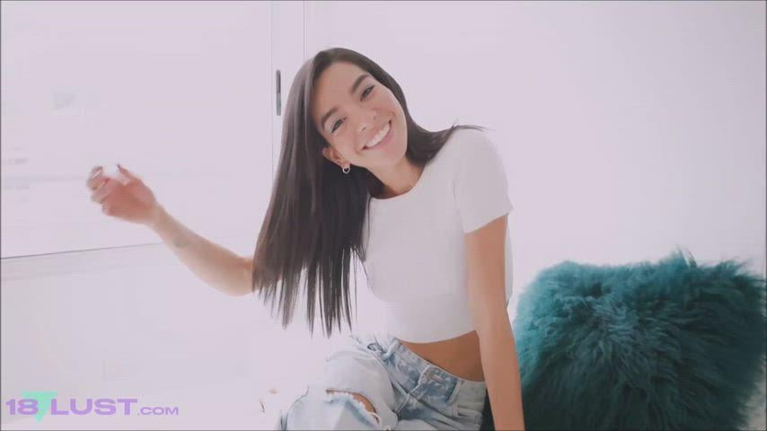 [Пэрис Шарлотта, 19] Кастинг и большая порция спермы